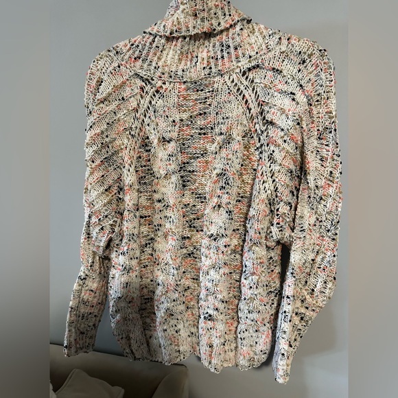 50% OFF!!! Multi Colored Cowl Neck Sweater - Picture 2 of 3